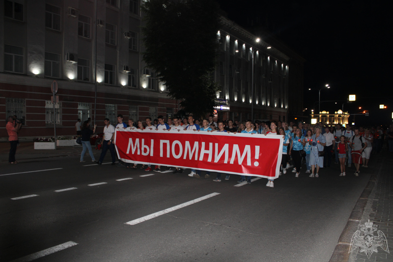 В Липецке росгвардейцы приняли участие в акции «Свеча памяти»
