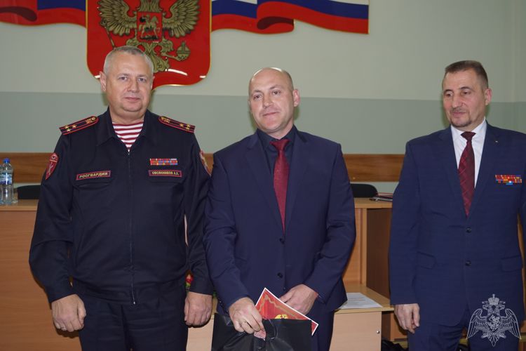 Ветеранская организация ОМОН Управления Росгвардии по Липецкой области отметила десятилетие со дня образования