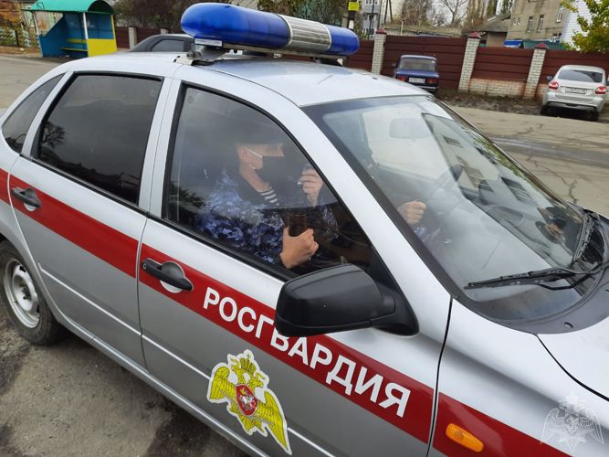 В Липецкой области росгвардейцы по горячим следам задержали подозреваемого в убийстве