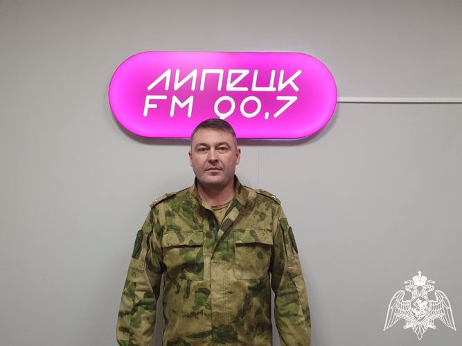 Офицер Управления Росгвардии по Липецкой области рассказал липчанам о высших военных учебных заведениях ведомства