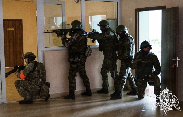 Росгвардейцы приняли участие в учениях силовых ведомств в Липецкой области