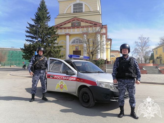 Росгвардейцы обеспечили общественную безопасность в период празднования Пасхи в Липецкой области