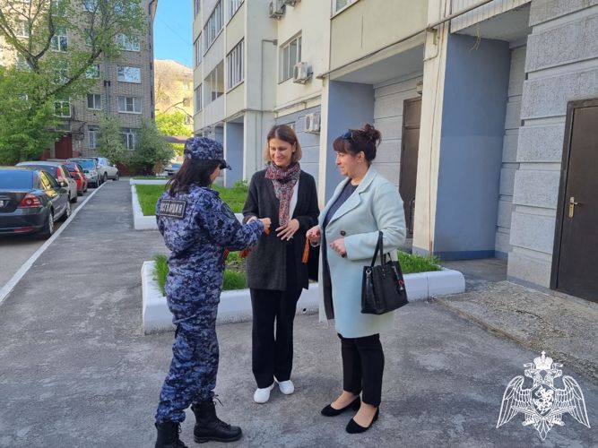 К акции «Георгиевская лента» присоединились липецкие росгвардейцы