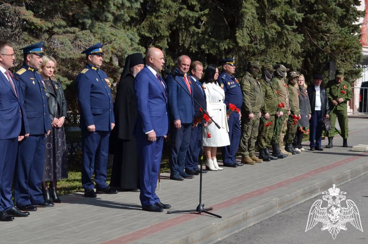 Военный оркестр Управления Росгвардии по Липецкой области принял участие в торжественном мероприятии города Ельца, посвященного Дню Великой Победы