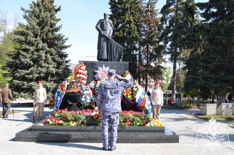 Военный оркестр Управления Росгвардии по Липецкой области принял участие в торжественном мероприятии города Ельца, посвященного Дню Великой Победы