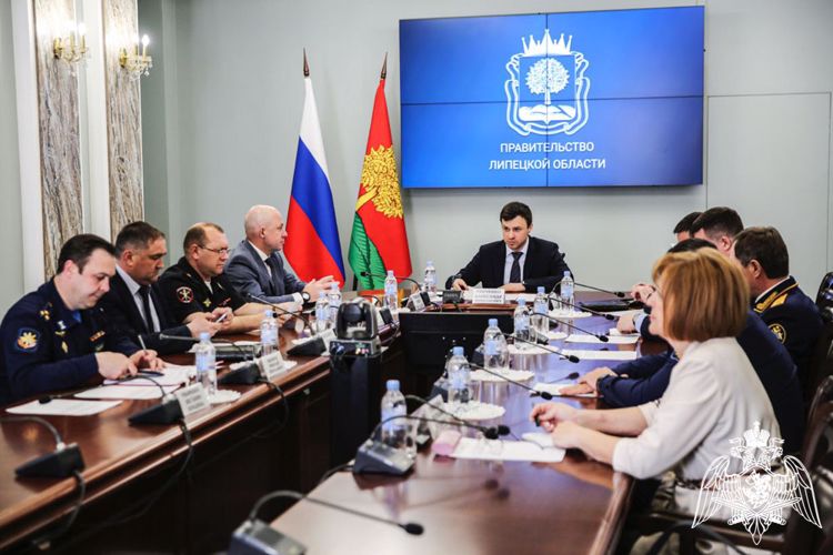 Начальник Управления Росгвардии по Липецкой области принял участие в заседании оперативного штаба