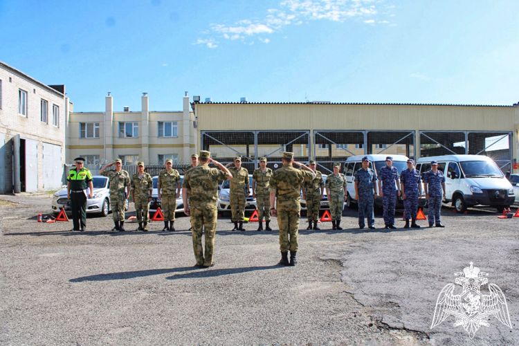 В Управлении Росгвардии по Липецкой области состоялся годовой технический осмотр транспортных средств
