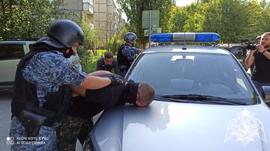 В Липецке росгвардейцы приняли участие во всероссийских антитеррористических учениях