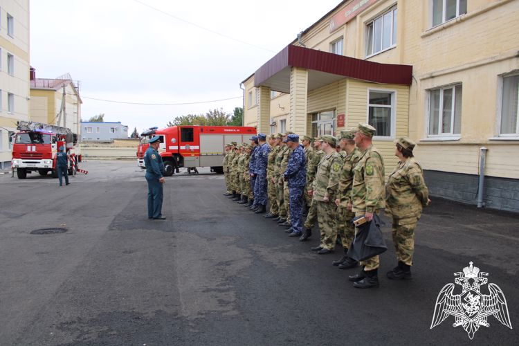 В Управлении Росгвардии по Липецкой области начались мероприятия по подготовке к осенне-зимнему пожароопасному периоду