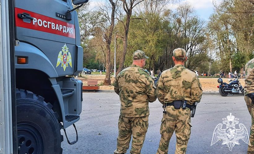 Липецкие росгвардейцы обеспечивали охрану общественного порядка на мероприятиях города