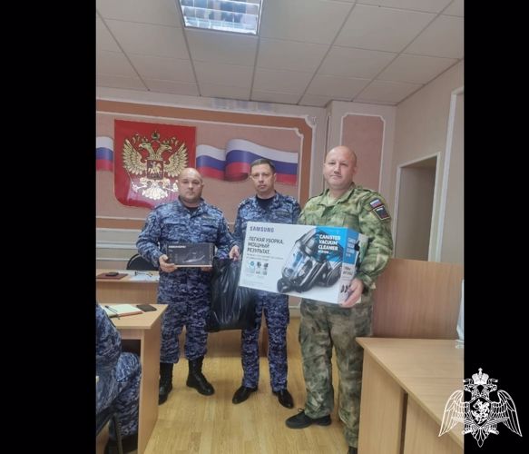 Семья Росгвардейца получила помощь от Регионального отделения «Отцы России» 
