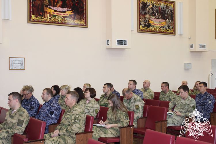 В Управлении Росгвардии по Липецкой области проведена техническая конференция по обеспечению безопасности дорожного движения