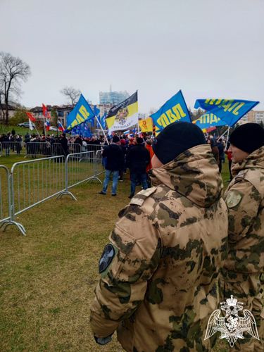 В Липецке Росгвардейцы обеспечили охрану общественного порядка во время проведения торжественного мероприятия посвященного «Дню  народного единства»