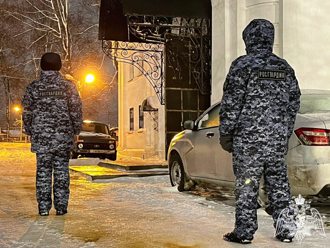 В Липецкой области росгвардейцы обеспечили охрану общественного порядка и общественной безопасности во время празднования Крещения Господня