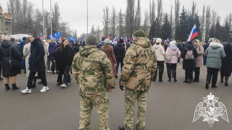 Липецкие росгвардейцы обеспечивали охрану общественного порядка на мероприятиях города