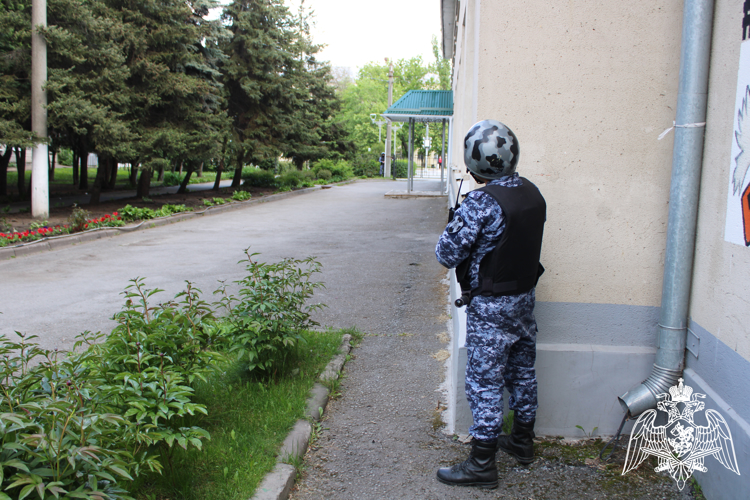Росгвардия приняла участие во Всероссийских антитеррористических учениях проходящих в Липецке