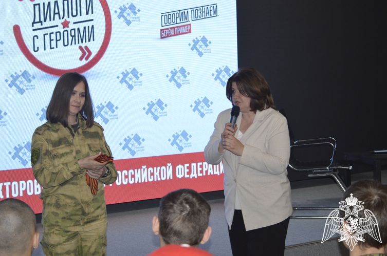 Липецкая Росгвардия принимает участие в патриотической акции «Георгиевская лента»