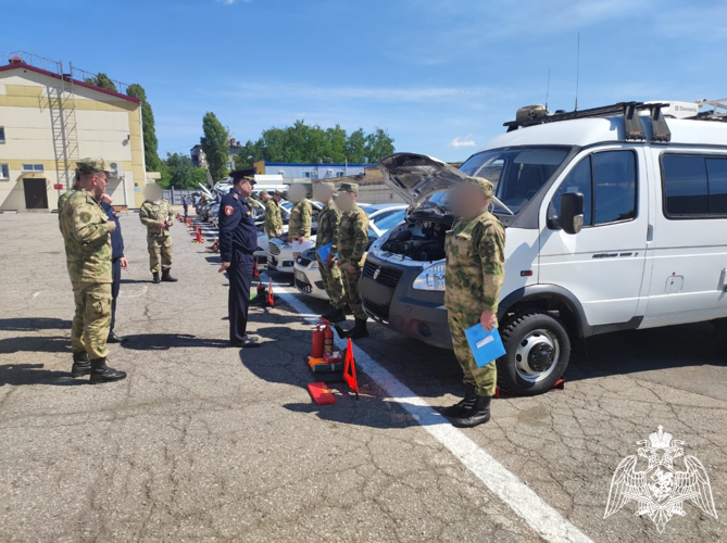 В Липецке Росгвардия завершила перевод техники на летний период эксплуатации