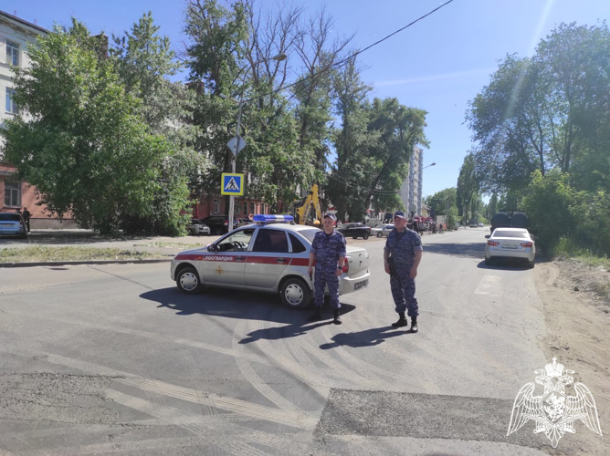 Липецкие Росгвардейцы оказали помощь при локализации пожара