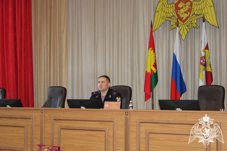 В Управлении Росгвардии по Липецкой области подвели итоги служебно-боевой деятельности за первое полугодие