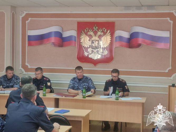 В Управлении вневедомственной охраны Росгвардии по Липецкой области подвели итоги служебной деятельности подразделений за 6 месяцев 2024 года