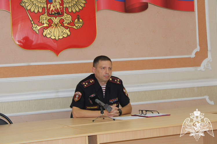 В Управлении вневедомственной охраны Росгвардии  по Липецкой области провели пресс-конференцию с представителями СМИ региона