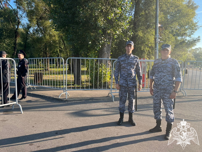 Росгвардия обеспечила правопорядок во время проведения спортивного фестиваля «Липецкий триатлон. Зеленый остров 113»