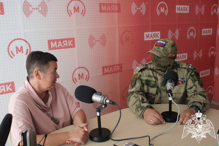 Офицер Управления Росгвардии по Липецкой области в эфире Радио «Маяк» рассказал о решении стать участником программы «Время Героев»