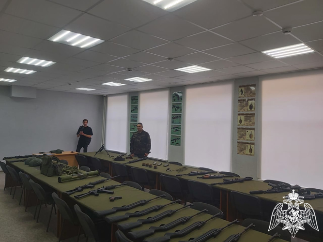 Росгвардейцы посетили военно-патриотический лагерь «Авангард»