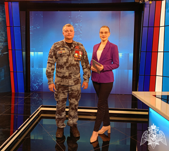 Командир ОМОН «Легион» стал гостем эфира ГТРК Липецк