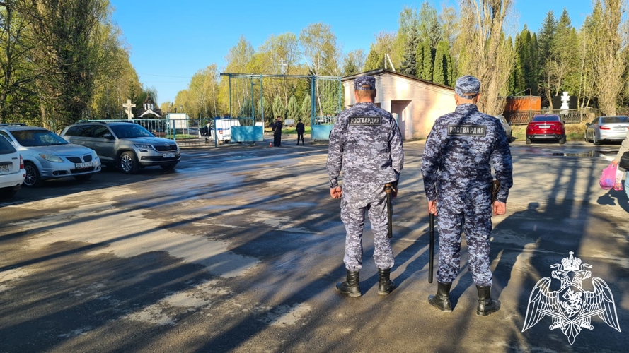 В Липецке Росгвардия обеспечила безопасность в период проведения массовых мероприятий, посвященных Пасхе Христовой