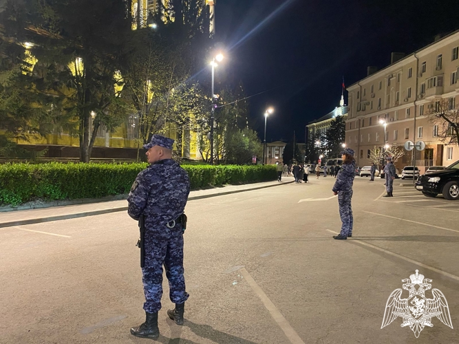 В Липецке Росгвардия обеспечила безопасность в период проведения массовых мероприятий, посвященных Пасхе Христовой