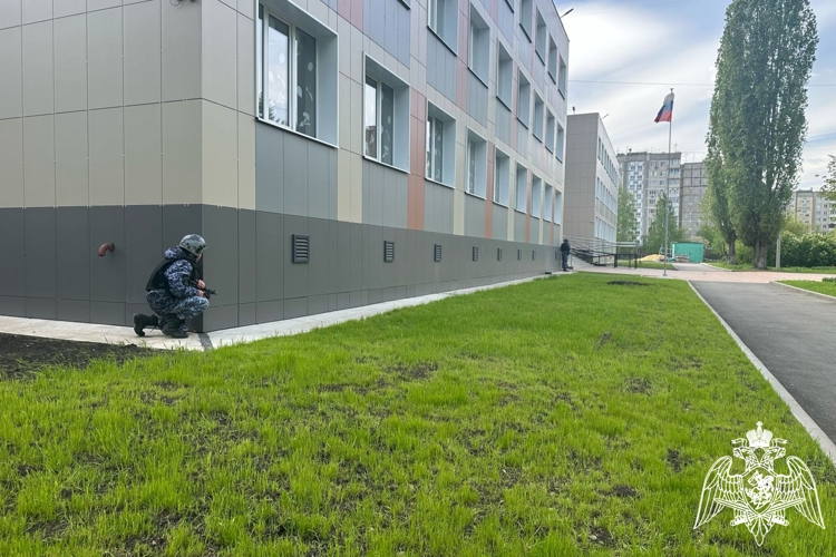Росгвардия приняла участие во Всероссийских антитеррористических учениях проходящих в Липецкой области