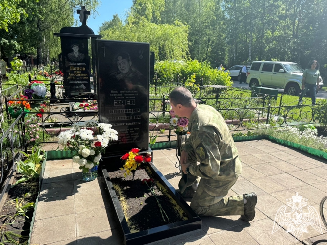 Сотрудники ОМОН «Легион» почтили память погибших товарищей