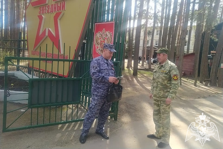 Росгвардия проверяет безопасность летних детских лагерей отдыха в Липецкой области