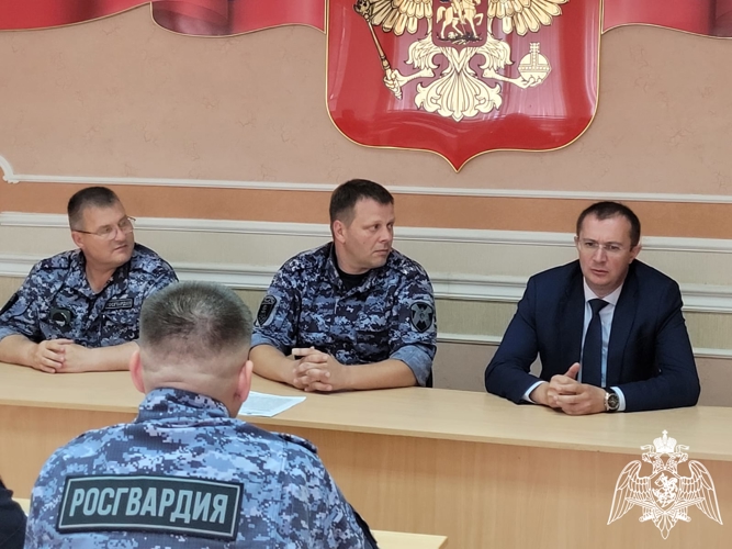 В территориальном Управлении вневедомственной охраны проведено рабочее совещание с представителем Прокуратуры Липецкой области