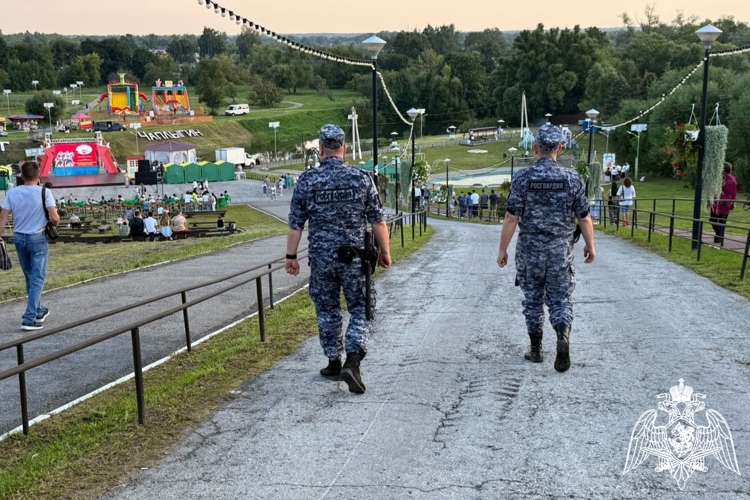 В Чаплыгине Росгвардия обеспечила безопасность при проведении «Раненбурского застолья»