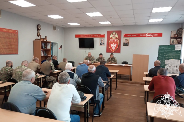 В Росгвардии прошла рабочая встреча с председателем ветеранской организации