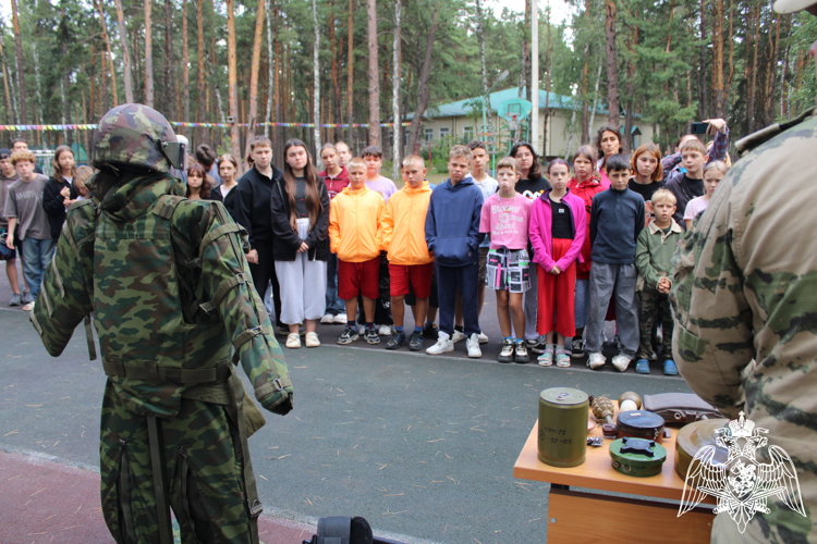 Акция «Каникулы с Росгвардией» продолжается в Липецкой области