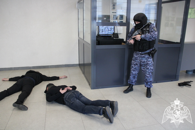 Сотрудники Росгвардии приняли участие в антитеррористических учениях