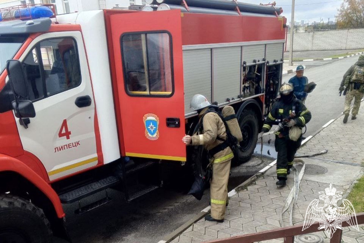 На базе ОМОН «Легион» прошли пожарные учения