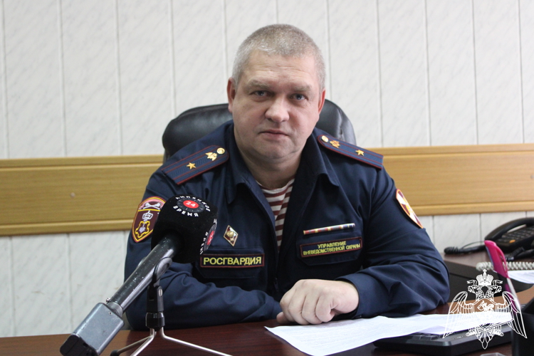 В Управлении вневедомственной охраны Росгвардии по Липецкой области проведена пресс-конференция с представителями СМИ