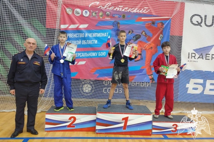 Представитель Росгвардии принял участие в открытии чемпионата по универсальному бою в Липецке
