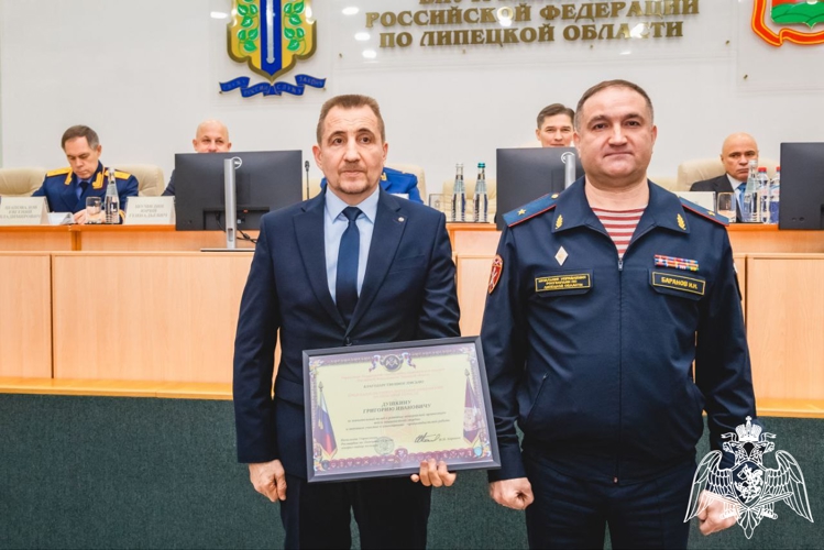 Начальник регионального Управления Росгвардии генерал-майор полиции Игорь Баранов принял участие в заседании коллегии УМВД России по Липецкой области 