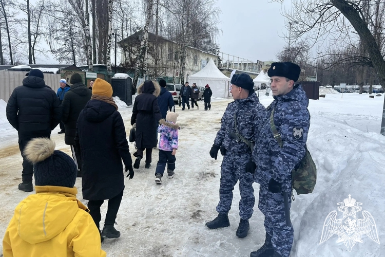 В Липецке Росгвардейцы приняли участие и обеспечили безопасность во время проведения гонки «Лыжня России - 2026»