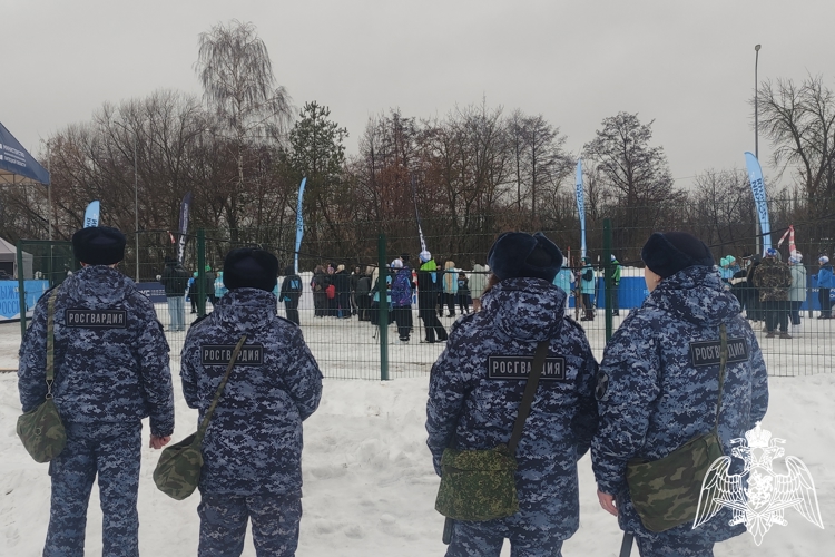 В Липецке Росгвардейцы приняли участие и обеспечили безопасность во время проведения гонки «Лыжня России - 2026»