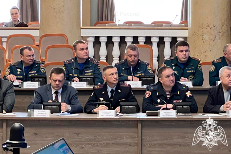 Начальник Управления Росгвардии по Липецкой области принял участие в заседании КЧС и ОПБ