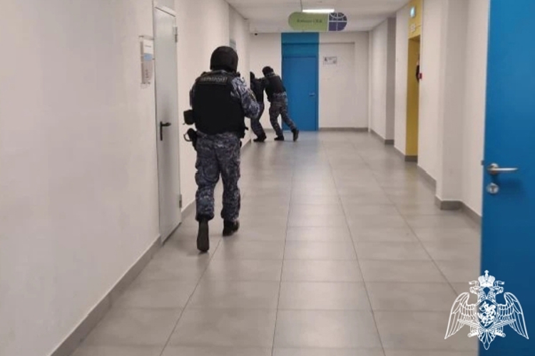 В Липецкой области сотрудники вневедомственной охраны Росгвардии приняли участие во Всероссийском антитеррористическом учении