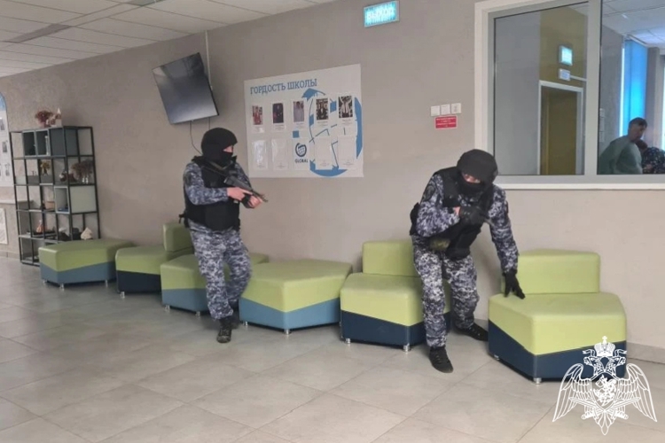 В Липецкой области сотрудники вневедомственной охраны Росгвардии приняли участие во Всероссийском антитеррористическом учении