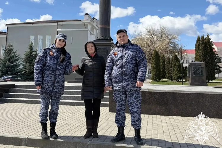 В Ельце росгвардейцы присоединились к Всероссийской акции «Георгиевская ленточка»